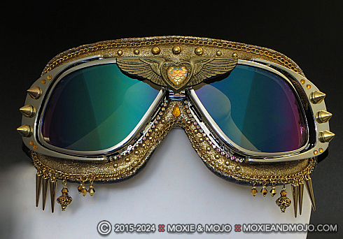 Moxie and Mojo Solid Gold Goggles