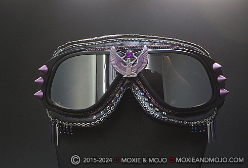 Moxie and Mojo Purple Goddess Goggles