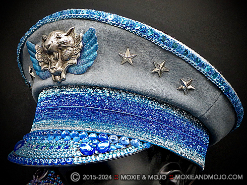 Moxie and Mojo Blue Steel Hats