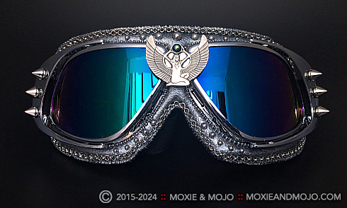 Moxie and Mojo Silver Isis Goggles