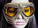 Moxie & Mojo - Goggles - Flower of Life - Gold