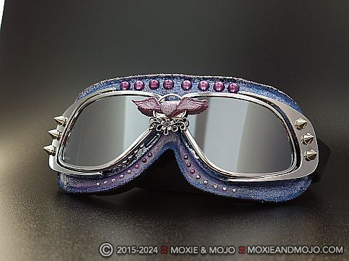 Moxie and Mojo Purple Reign Goggles