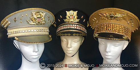 Moxie and Mojo Military Captain Hats