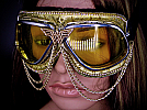 Moxie & Mojo - Goggles - Wonder Woman Gold Chains