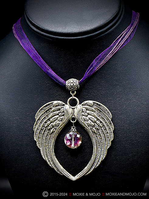 Moxie and Mojo Angel Wings Necklaces