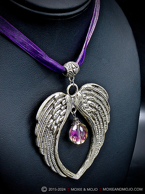 Moxie and Mojo Angel Wings Necklaces