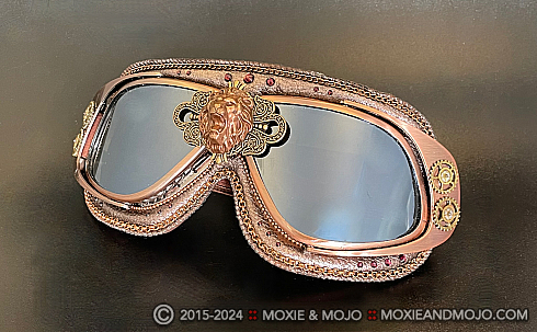 Moxie and Mojo Steampunk Lion Goggles