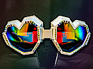 Moxie & Mojo - Goggles - I Heart Rainbows