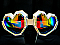 Moxie and Mojo I Heart Rainbows Goggles