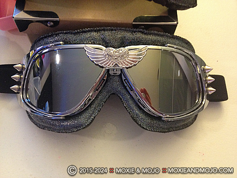 Moxie and Mojo Silver & Spikes Goggles