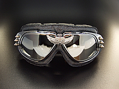 Moxie & Mojo - Goggles - Silver & Spikes