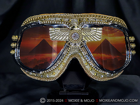 Moxie and Mojo Golden Scarab Goggles