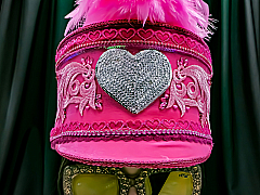 Moxie and Mojo Pink Parts Hats