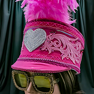 Moxie and Mojo Pink Parts Hats