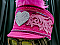 Moxie and Mojo Pink Parts Hats