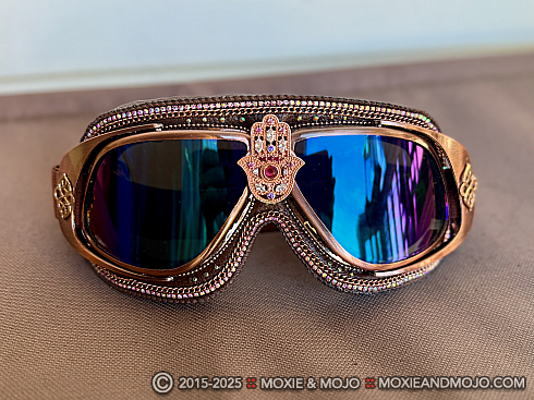 Moxie and Mojo Hamsa in Rose Gold Goggles