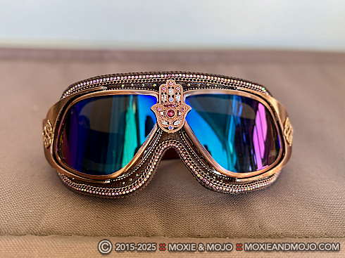 Moxie and Mojo Hamsa in Rose Gold Goggles