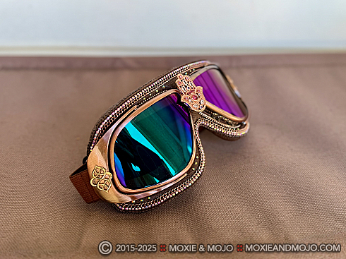 Moxie and Mojo Hamsa in Rose Gold Goggles