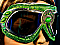 Moxie and Mojo Geometric Jade Goggles