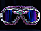 Moxie and Mojo Bears Dancing with Lightning Goggles