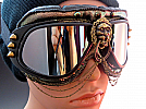 Moxie & Mojo - Goggles - Black & Brass