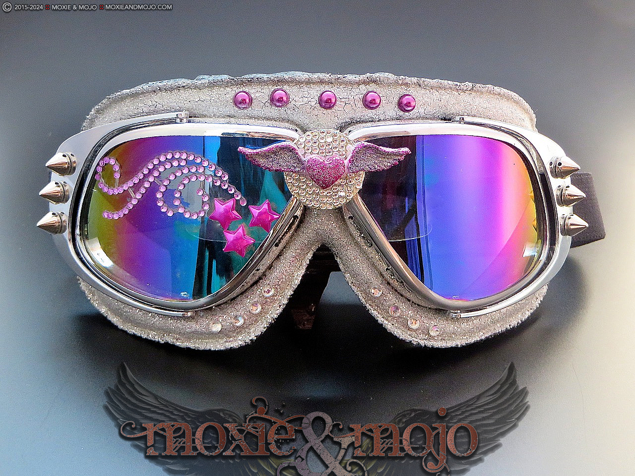 Moxie & Mojo :: Burning Man Goggles :: Shiny Disco Stars