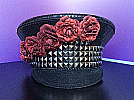 Moxie & Mojo - Hats - Red Roses & Studs