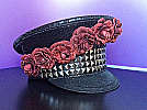 Moxie & Mojo - Hats - Red Roses & Studs