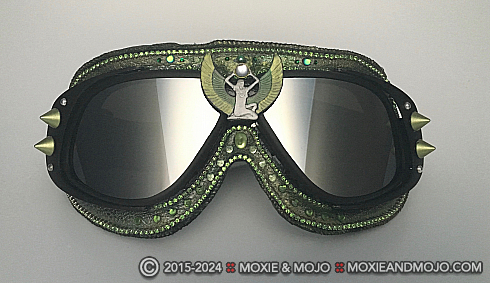 Moxie and Mojo Green Goddess Goggles